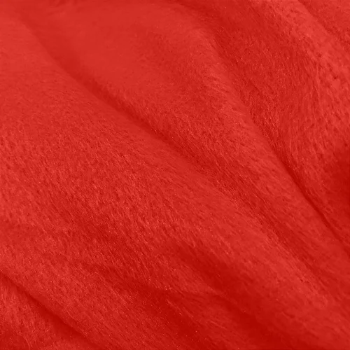 Tecido Velboa Pelúcia - Vermelho - 1,50m de Largura