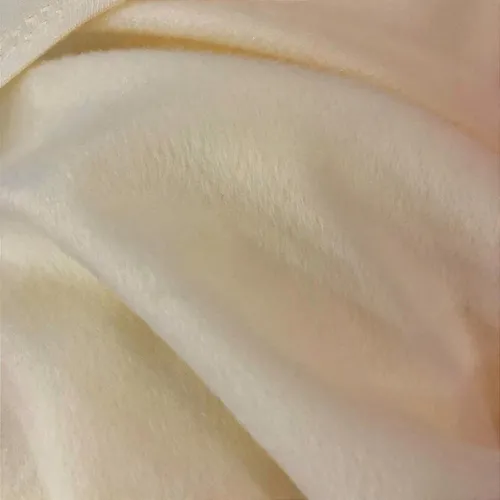 Tecido Velboa Pelúcia - Creme - 1,50m de Largura
