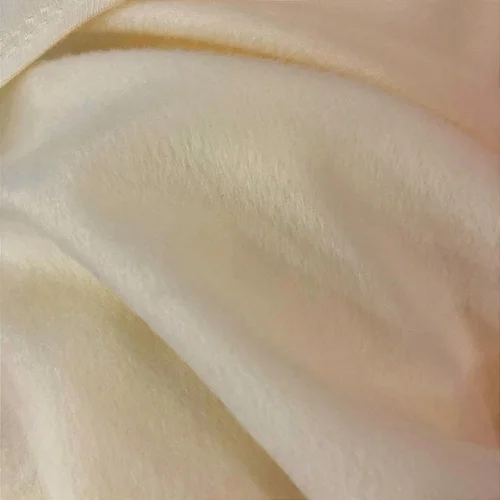 Tecido Velboa Pelúcia - Creme - 1,50m de Largura
