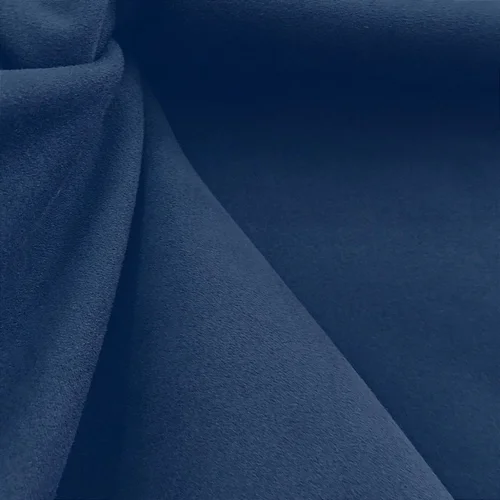 Tecido Suede Scuba - Azul Marinho - 1,50m de Largura