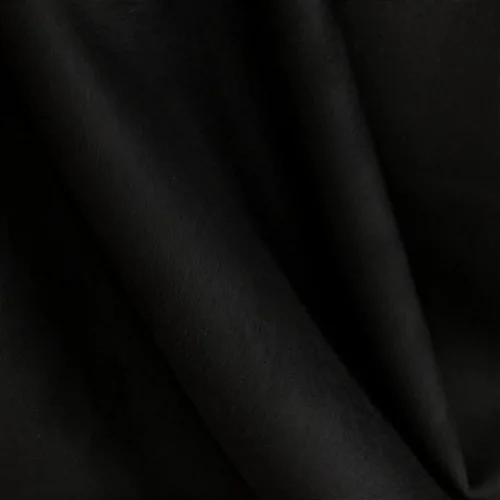 Tecido Suede Scuba - Preto - 1,50m de Largura