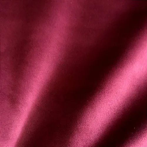Tecido Suede Scuba - Marsala - 1,50m de Largura