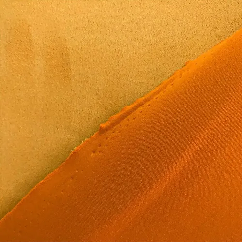 Tecido Suede Scuba - Amarelo - 1,50m de Largura