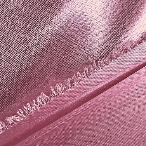 Tecido Lamê - Rosa Claro - 1,50m de Largura