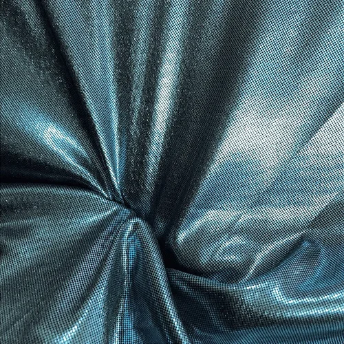 Tecido Lamê - Azul Metalizado - 1,50m de Largura