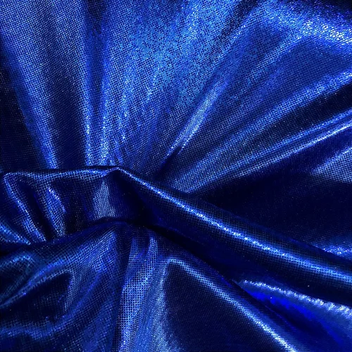 Tecido Lamê - Azul Royal - 1,50m de Largura