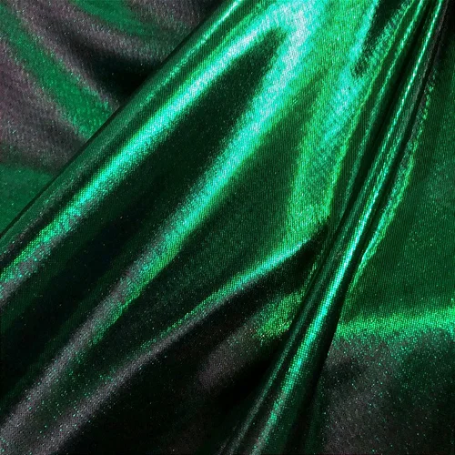 Tecido Lamê - Verde - 1,50m de Largura