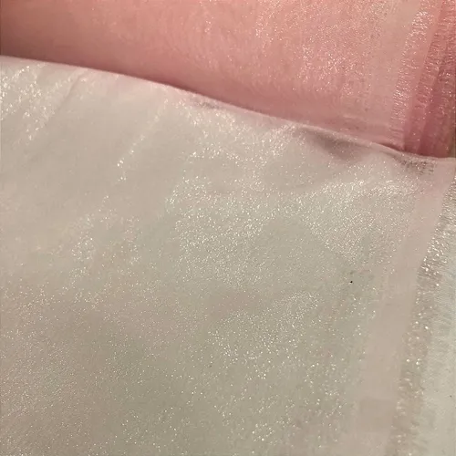 Organza Cristal - Rosa Claro - 1,50m de Largura
