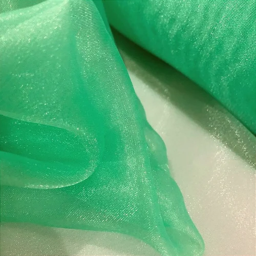 Organza Cristal - Verde Claro - 1,50m de Largura