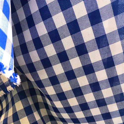 Tecido Oxford Xadrez - Azul Royal