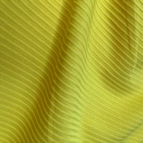 Malha Canelada - Amarelo - 1,50m de Largura