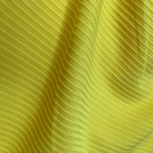 Malha Canelada - Amarelo - 1,50m de Largura