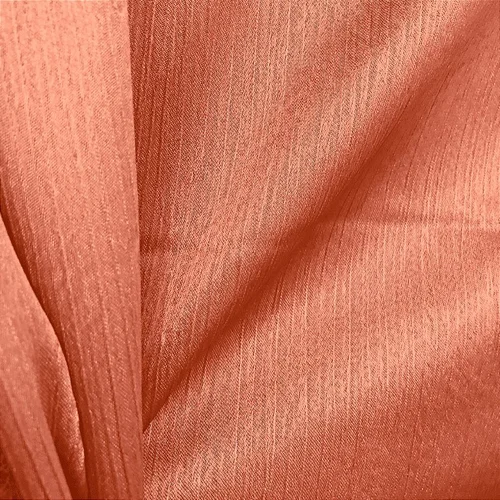 Crepe Yuri Acetinado Texturizado - Rose - 1,50m de Largura