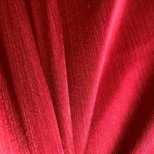 Crepe Yuri Acetinado Texturizado - Marsala - 1,50m de Largura