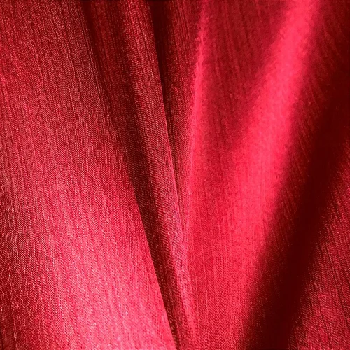 Crepe Yuri Acetinado Texturizado - Marsala - 1,50m de Largura