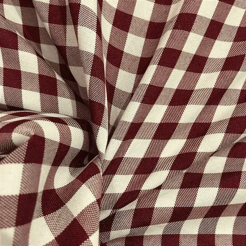 Tecido Oxford Xadrez - Marsala