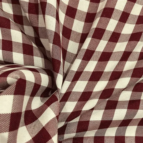 Tecido Oxford Xadrez - Marsala