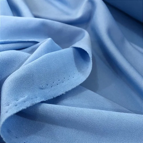 Malha Helanca Light Azul Claro- 1,80m de Largura