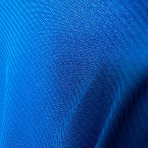 Malha Canelada - Azul Turquesa - 1,50m de Largura