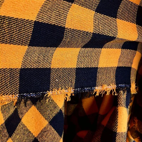 Flanela Xadrez Cachá - Amarelo e Preto