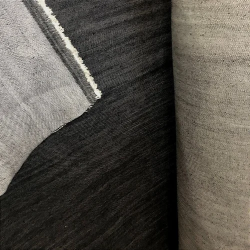 Tecido Jeans 98% Algodão  2%Elastano - Preto - 1,60m de Largura