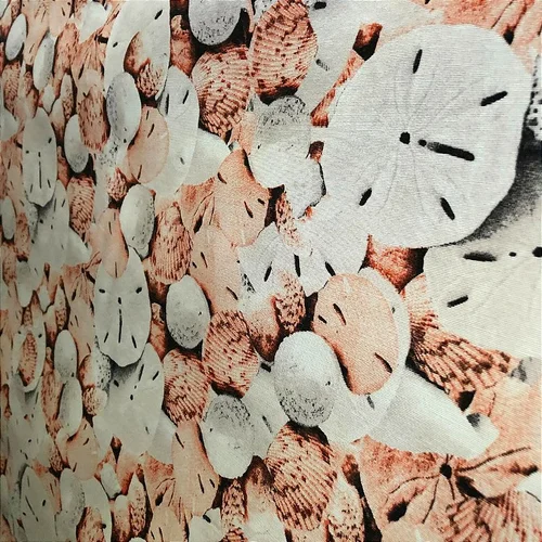 Tecido Impermeável Acquablock - Conchas Rosa - 1,50m de Largura