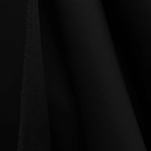 Tecido Prada Acetinado - Preto - 1,50m de Largura