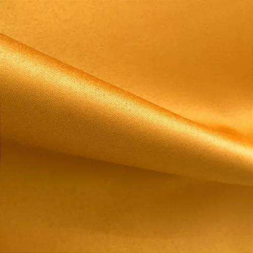 Tecido Prada Acetinado - Amarelo Ouro - 1,50m de Largura