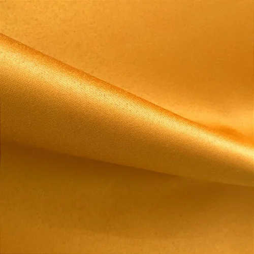 Tecido Prada Acetinado - Amarelo Ouro - 1,50m de Largura