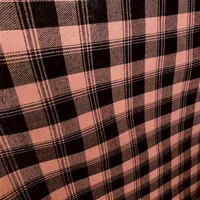 Flanela Xadrez Cachá - Rosa Claro e Preto - imagem 1