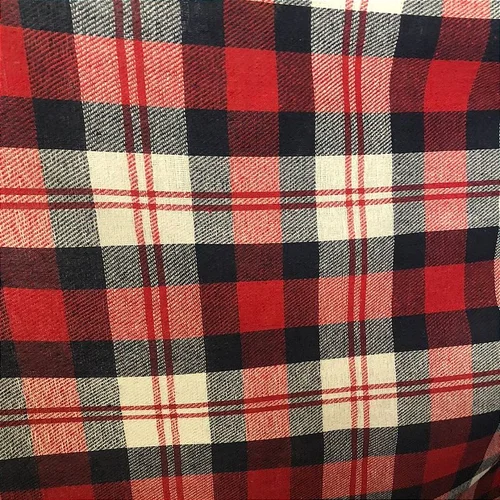 Flanela Xadrez Cachá - Vermelho, Branco e Azul