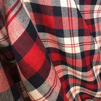 Flanela Xadrez Cachá - Vermelho, Branco e Azul - imagem 3