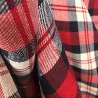 Flanela Xadrez Cachá - Vermelho, Branco e Azul - imagem 4