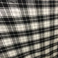 Flanela Xadrez Cachá - Preto e Branco - imagem 2