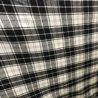 Flanela Xadrez Cachá - Preto e Branco - imagem 2