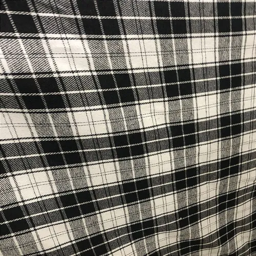 Flanela Xadrez Cachá - Preto e Branco
