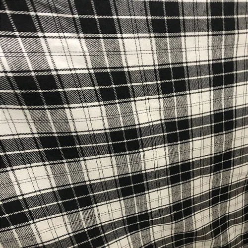 Flanela Xadrez Cachá - Preto e Branco