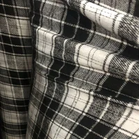 Flanela Xadrez Cachá - Preto e Branco - imagem 3