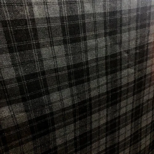 Flanela Xadrez Cachá - Cinza e Preto