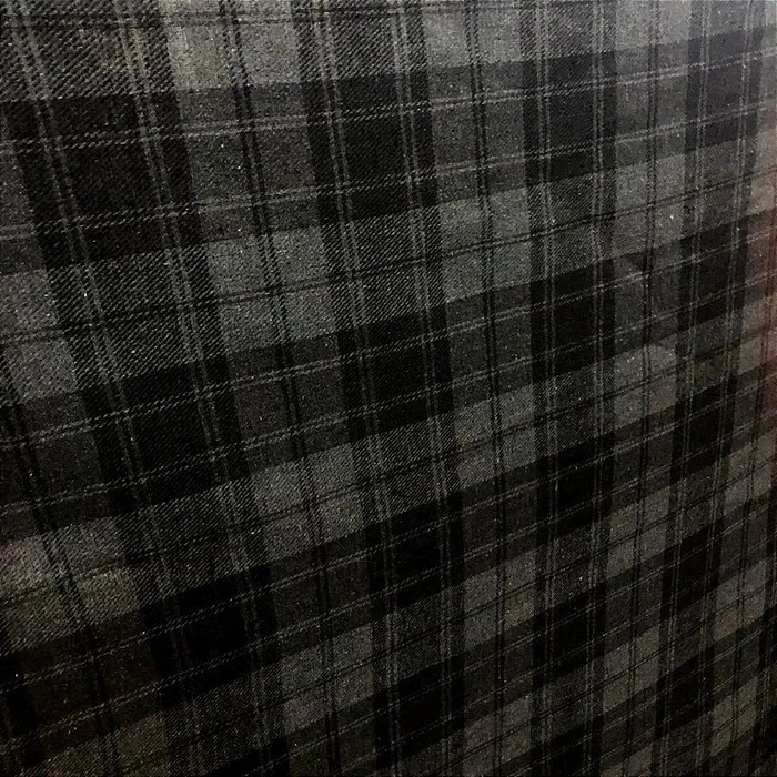 Flanela Xadrez Cachá - Cinza e Preto