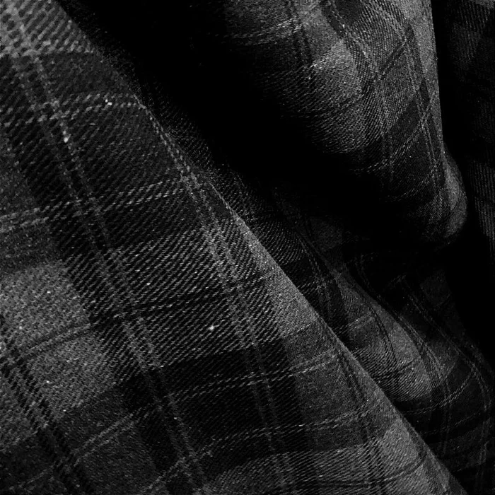 Flanela Xadrez Cachá - Cinza e Preto