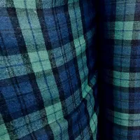 Flanela Xadrez Cachá - Azul, Verde e Preto - imagem 1