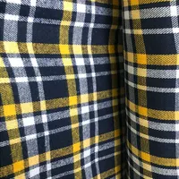 Flanela Xadrez Cachá - Azul, Branco e Amarelo - imagem 2