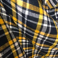 Flanela Xadrez Cachá - Azul, Branco e Amarelo - imagem 3