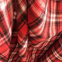 Flanela Xadrez Cachá - Vermelho, Branco e Preto - imagem 4