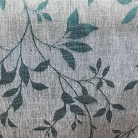 Linho Estampado de Ramagem Azul - 2,80m de Largura - imagem 5