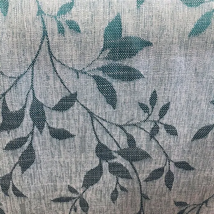 Linho Estampado de Ramagem Azul - 2,80m de Largura