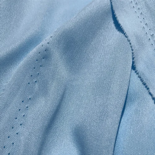 Malha Helanca Light Azul Bebê - 1,80m de Largura