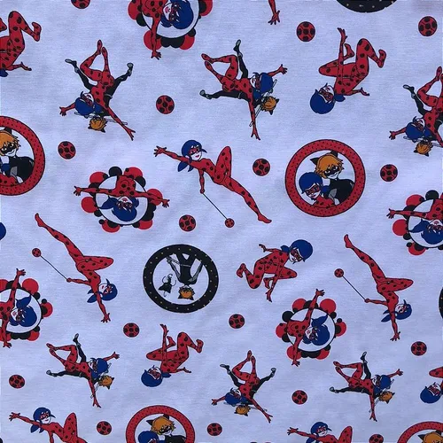 Tricoline Estampado Misto - Ladybug