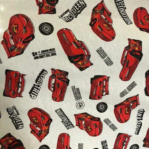 Tricoline Estampado Misto - Relâmpago Mcqueen
